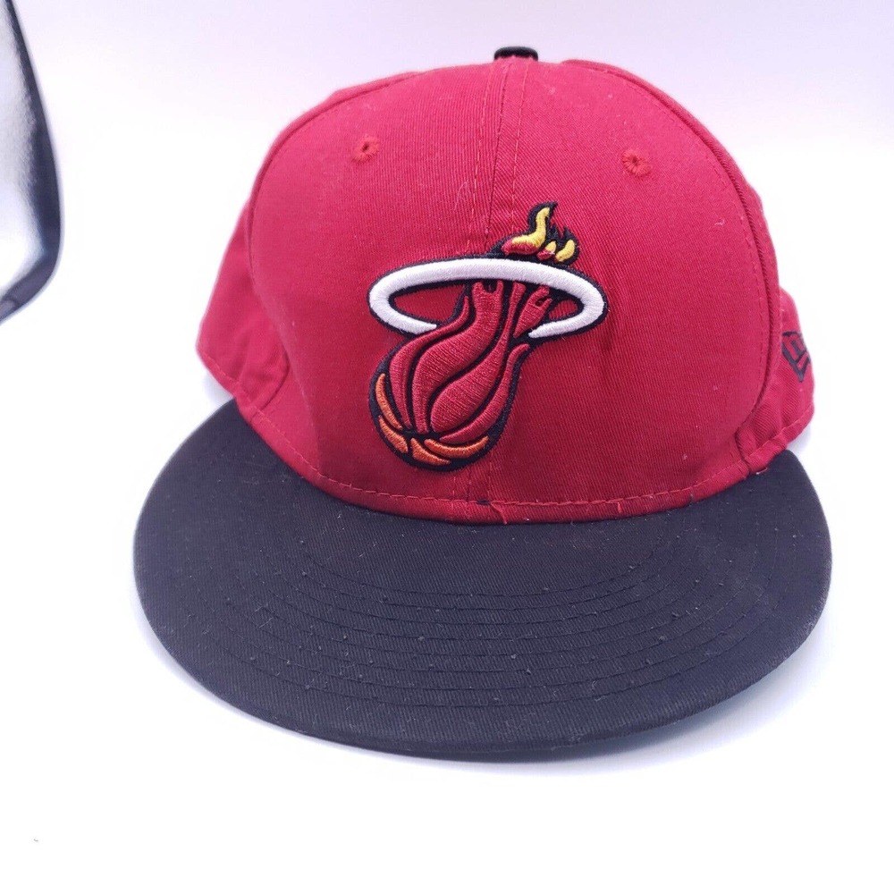 Miami Heat NBA New Era Hardwood Classics SnapBack Hat one size fits all